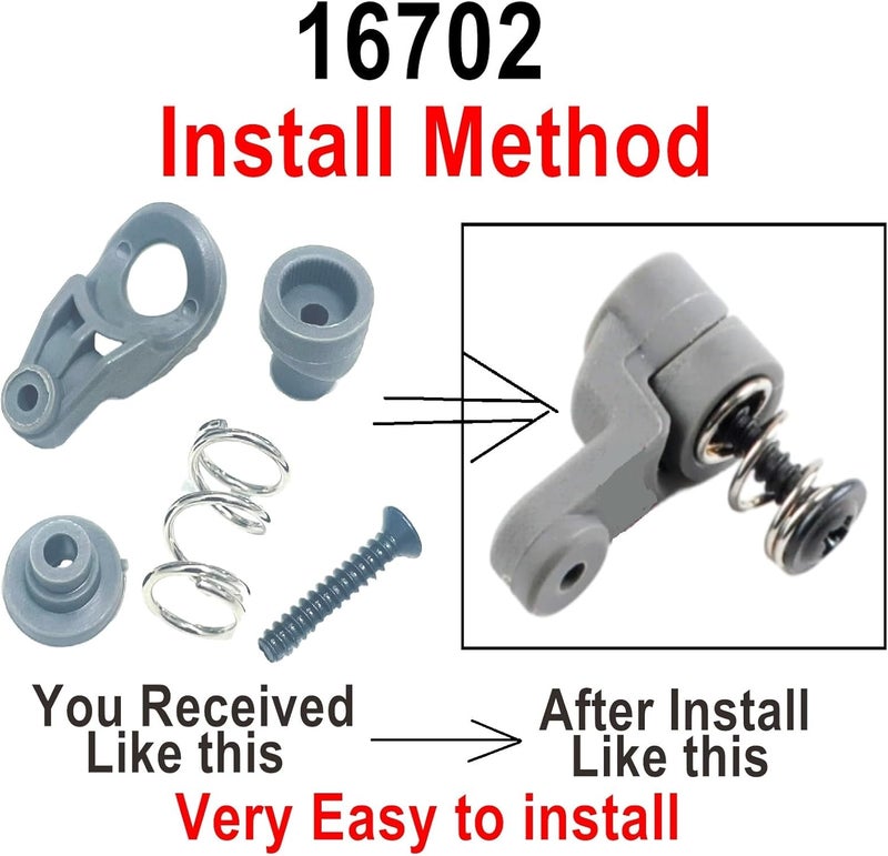 ZDingTech 16702 servo arm Parts for MJX Hyper go 16702 servo Saver,for Hyper Go H16 servo arm,Hyper Go H16BM Steering Servo Arm,for Hyper go H16DR,16207 16208 16209 16210 H16H servo arm. - Image 2